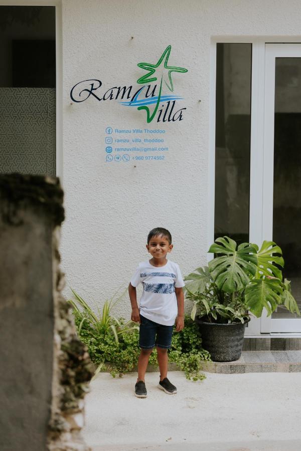 Ramzu Villa Thoddoo-Atoll Exterior foto